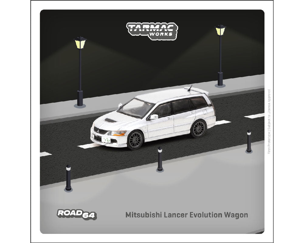 Tarmac Works 1:64 Mitsubishi Lancer Evolution Wagon – Silver – Road64