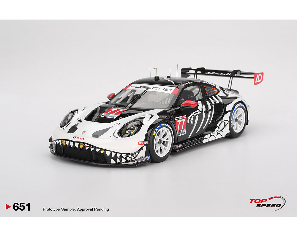 (Preorder) TSM RESIN MODEL 1:43 Porsche 911 GT3 R #77 AO Racing 2025 IMSA Petit Le Mans