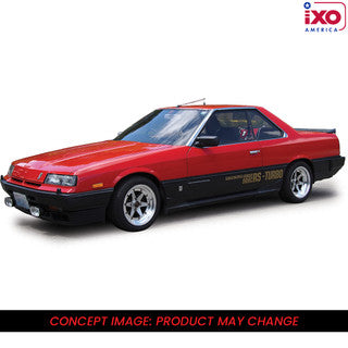 1:64 1983 Nissan Skyline 2000 Turbo RS (R30) "Iron Mask" - Red and Black