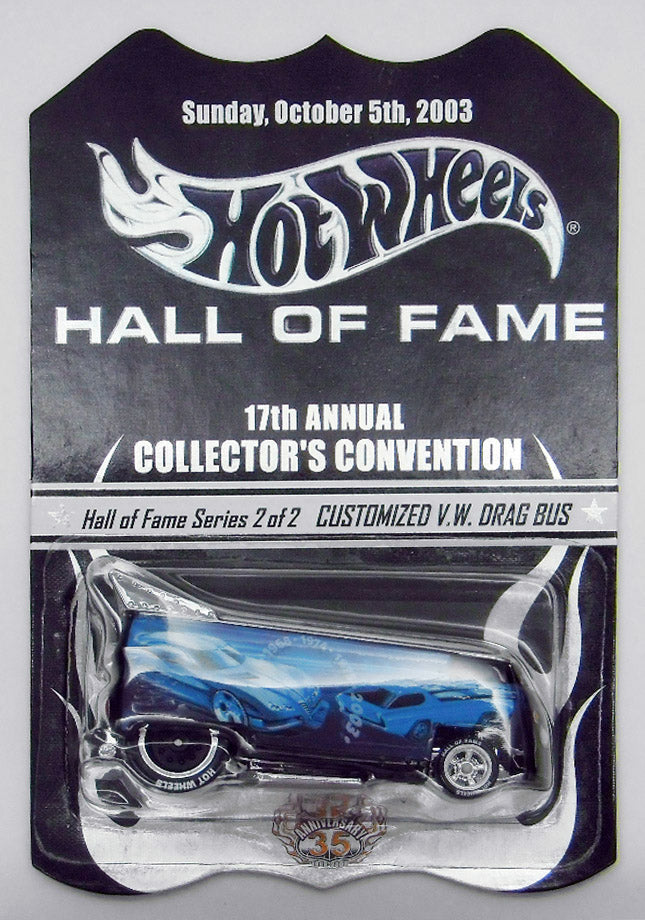 HOT WHEELS 2003 17TH CONVENTION HALL OF FAME VOLKSWAGEN DRAG BUS