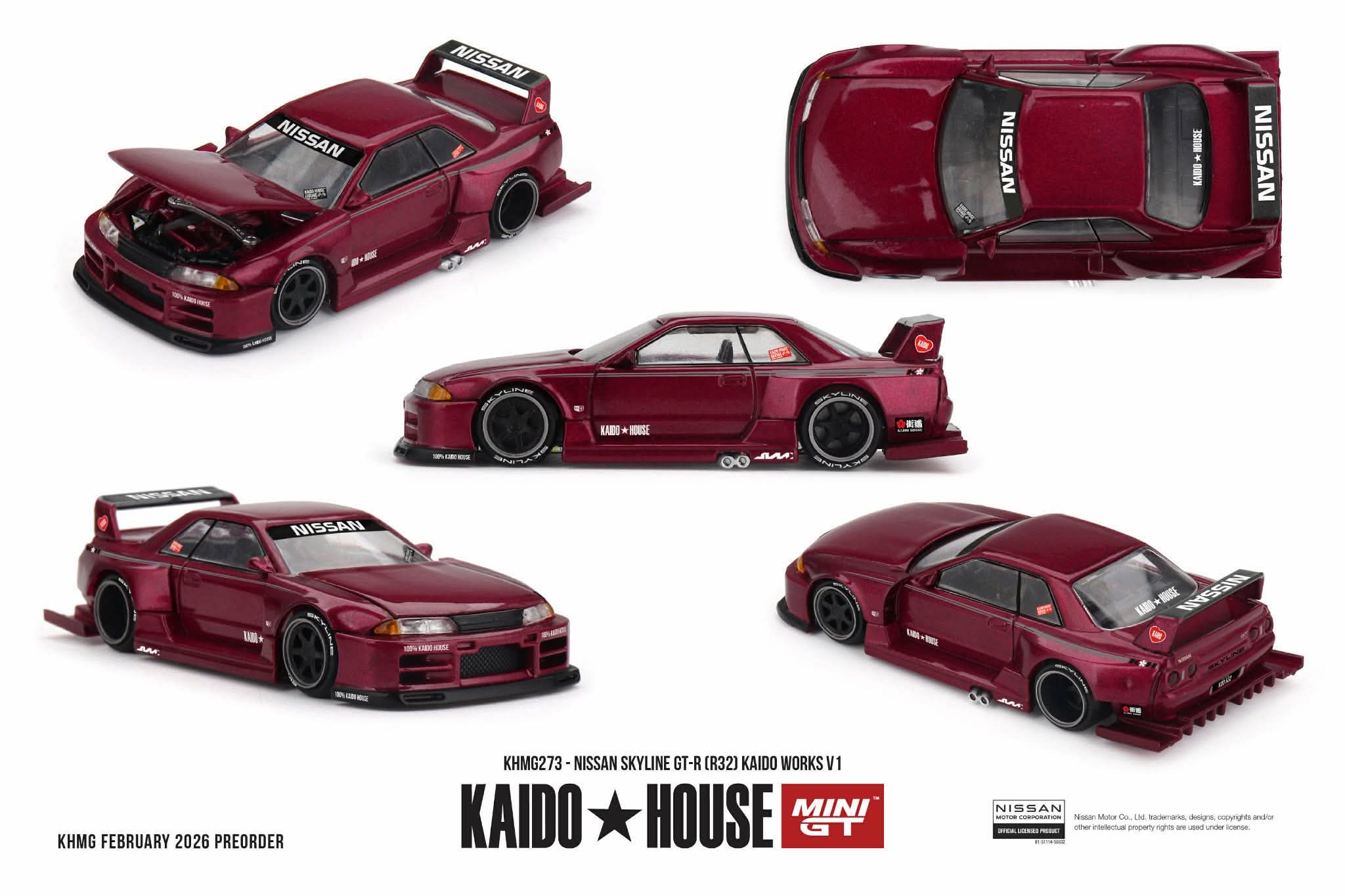 KHMG273 Nissan Skyline GT-R (R32) KAIDO WORKS V1