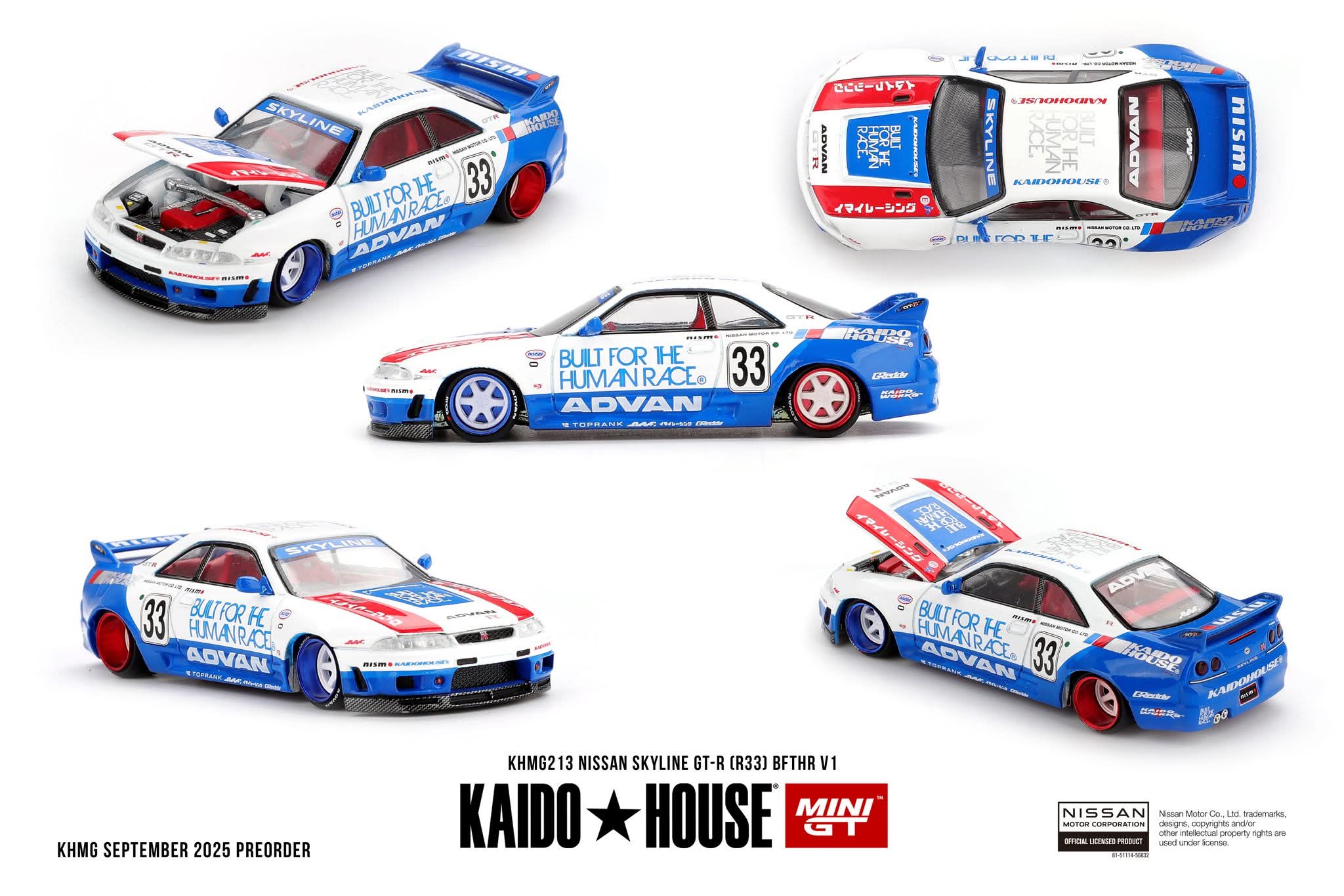 Kaidohouse KHMG123 Skyline GTR R33 BFTHR V1