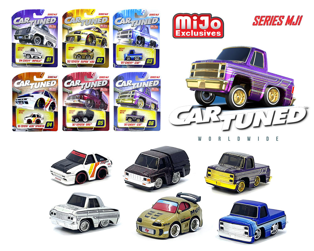 Preorder) CarTuned 1:64 Mijo Exclusives Series MJ1 Assortment of 6 Limited Edition 10,000