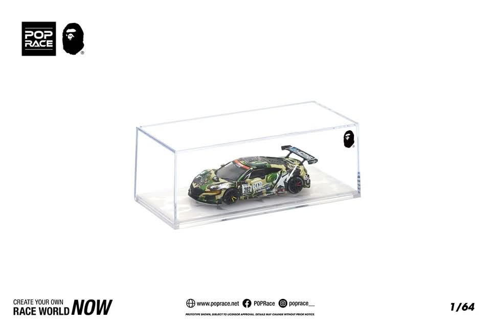 Pop Race Honda NSX GT3 EVO22 Bathing Ape Exclusive