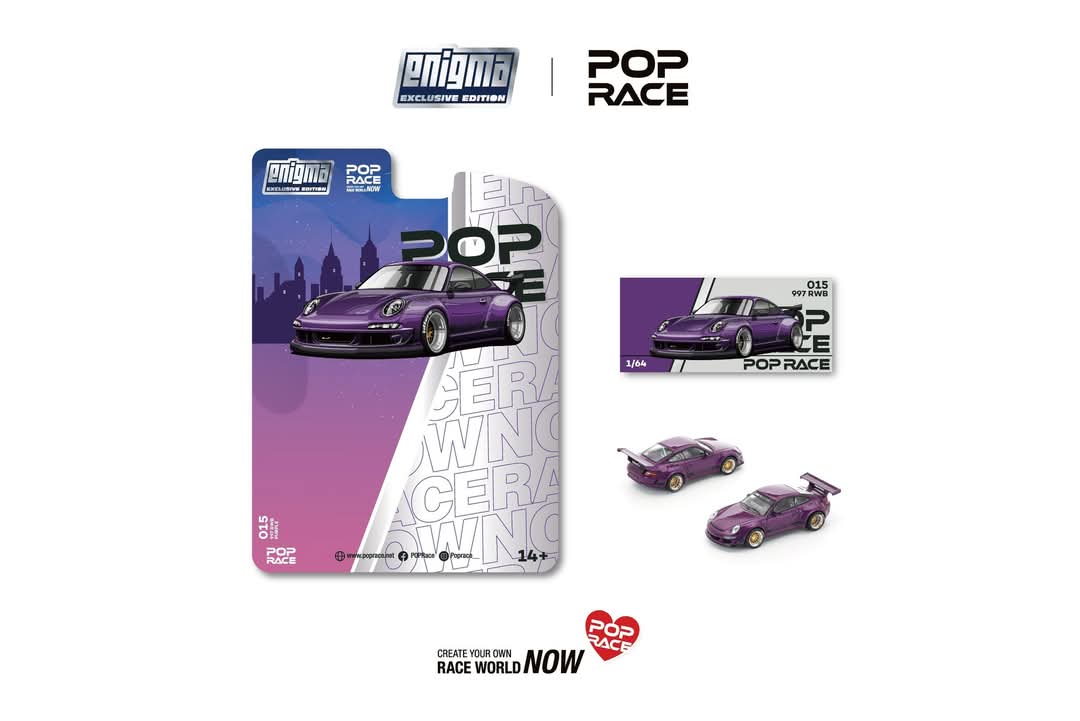 Pop Race PRE015 RWB 997 Purple