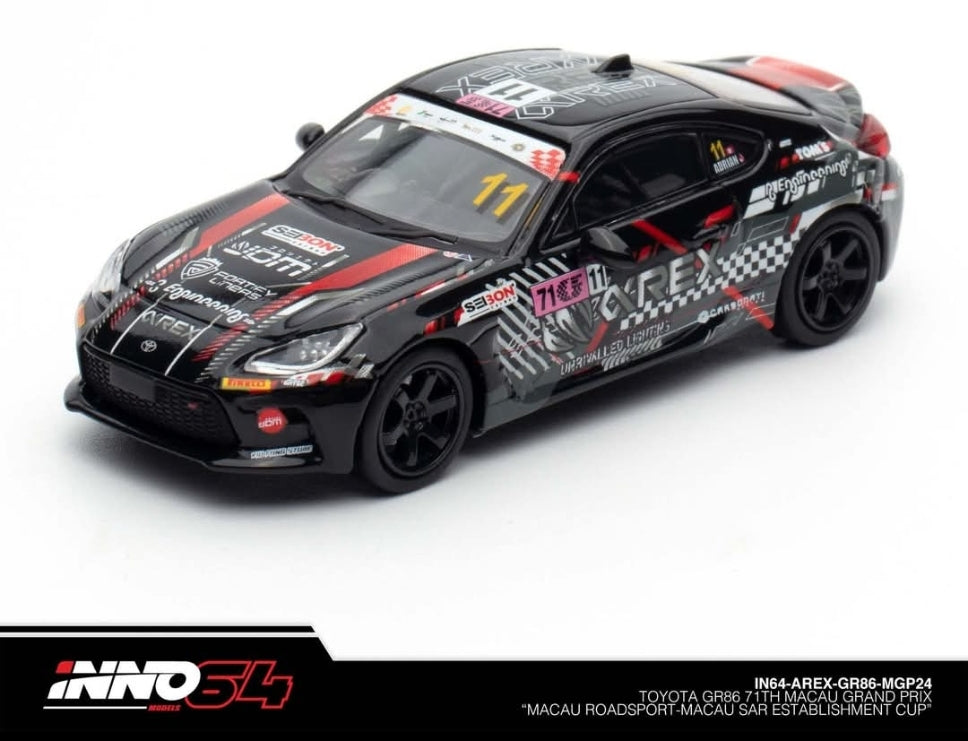 Inno64 Toyota GR86 71th Macau Grand Prix "Macau Roadsport-Macau Sar Establishment Cup"