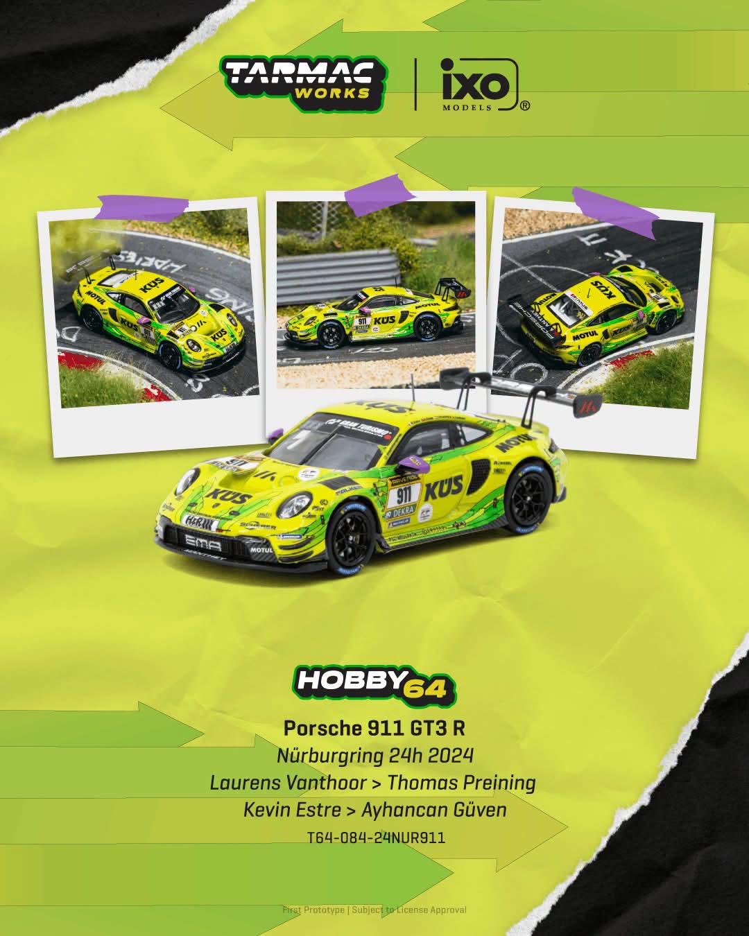 Tarmac Porsche 911 GT3 R – Nürburgring 24h 2024 contender