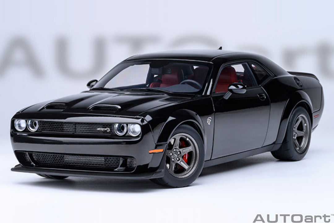 AUTOart 1:18 Dodge Challenger SRT Super Stock 2023 - Pitch Black 71765