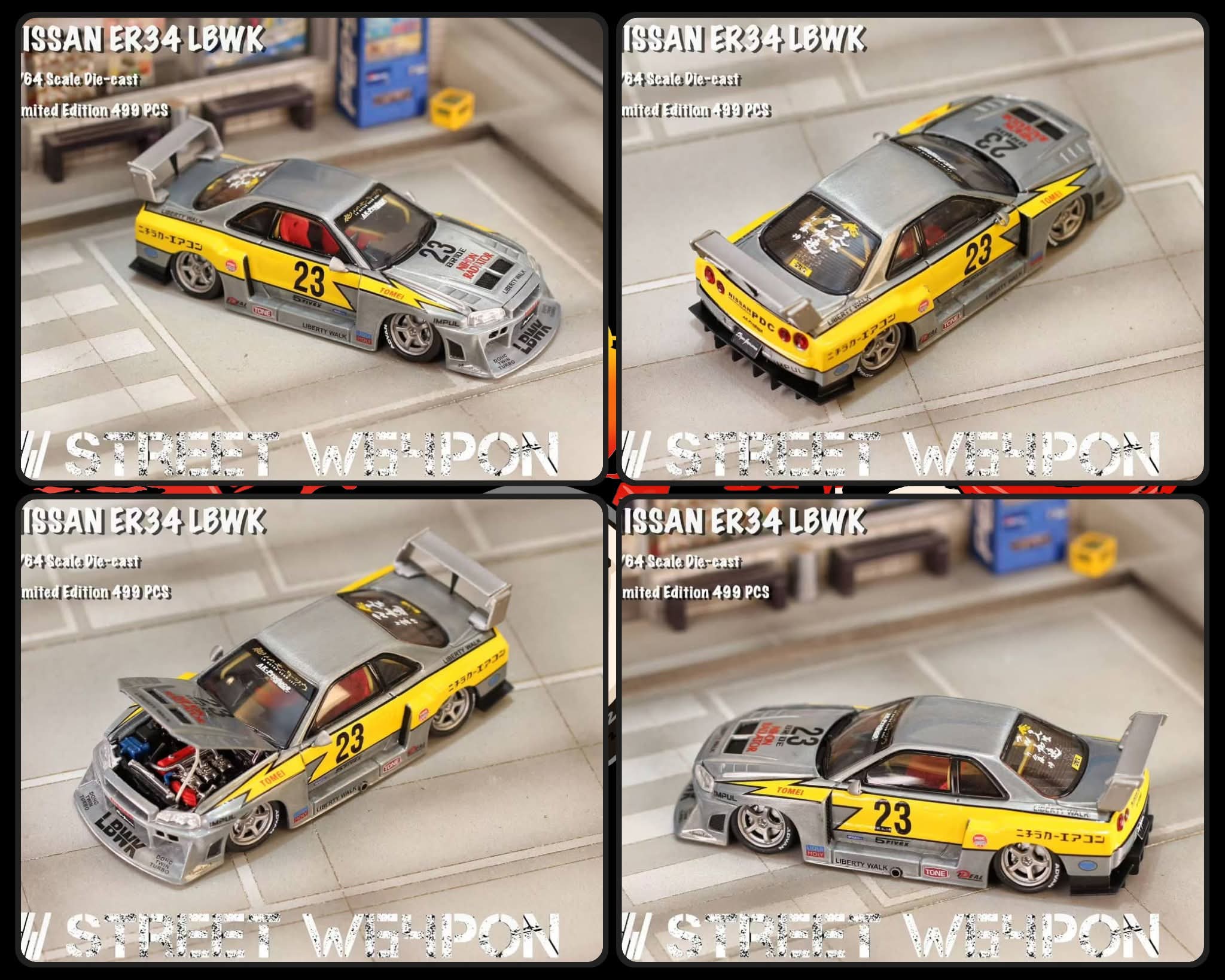 Street Weapon Raw Super Silhoutte R34 Skyline