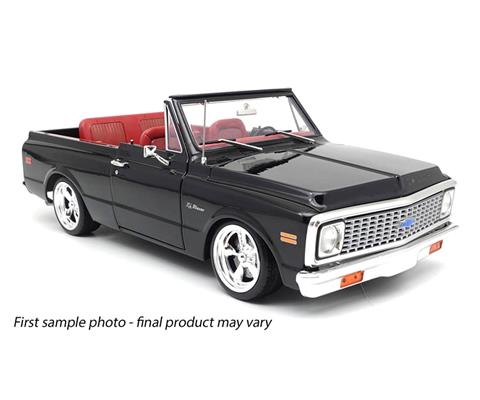 1972 Chevrolet K5 Blazer 2WD Custom in Black 1/18 - Limited to 750 pieces