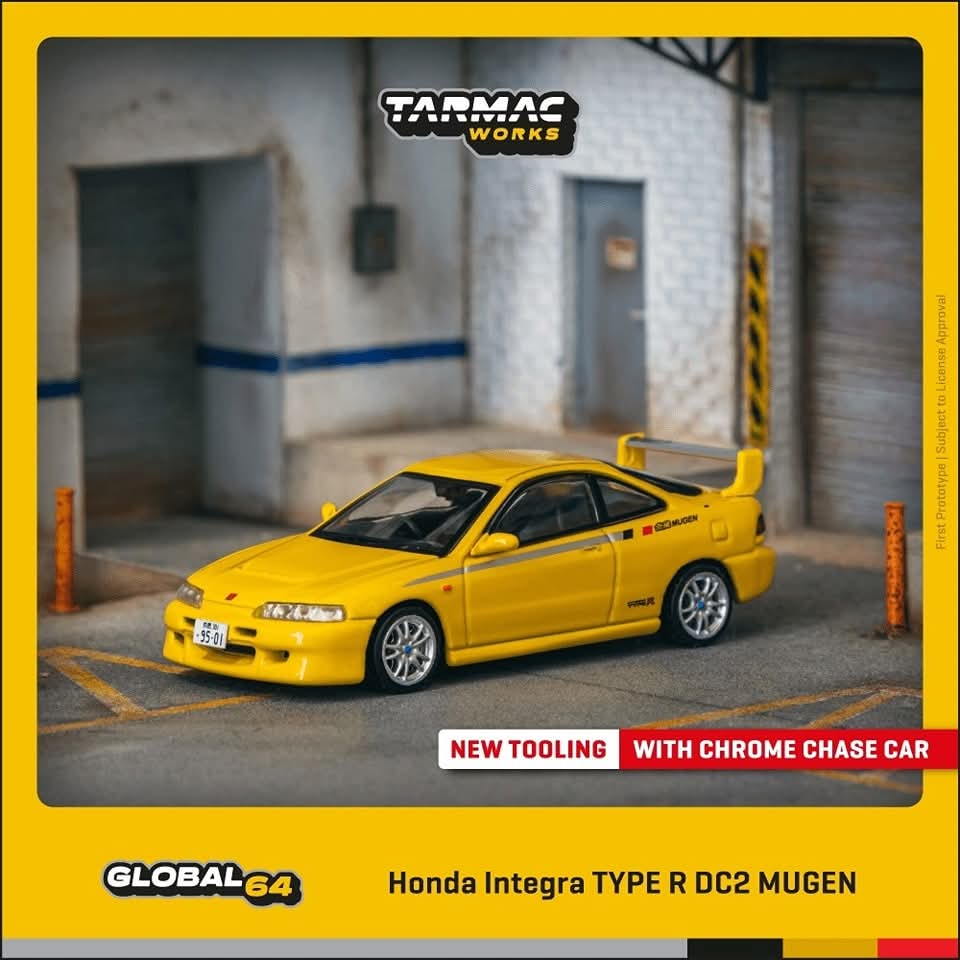 Tarmac Honda Integra TYPE R DC2 MUGEN Sunlight Yellow