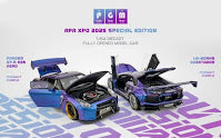 PGM – APA XPO 2025 GT-R R35 Pandem and Lamborghini Aventador LB-Works Midnight Purple 2 car set