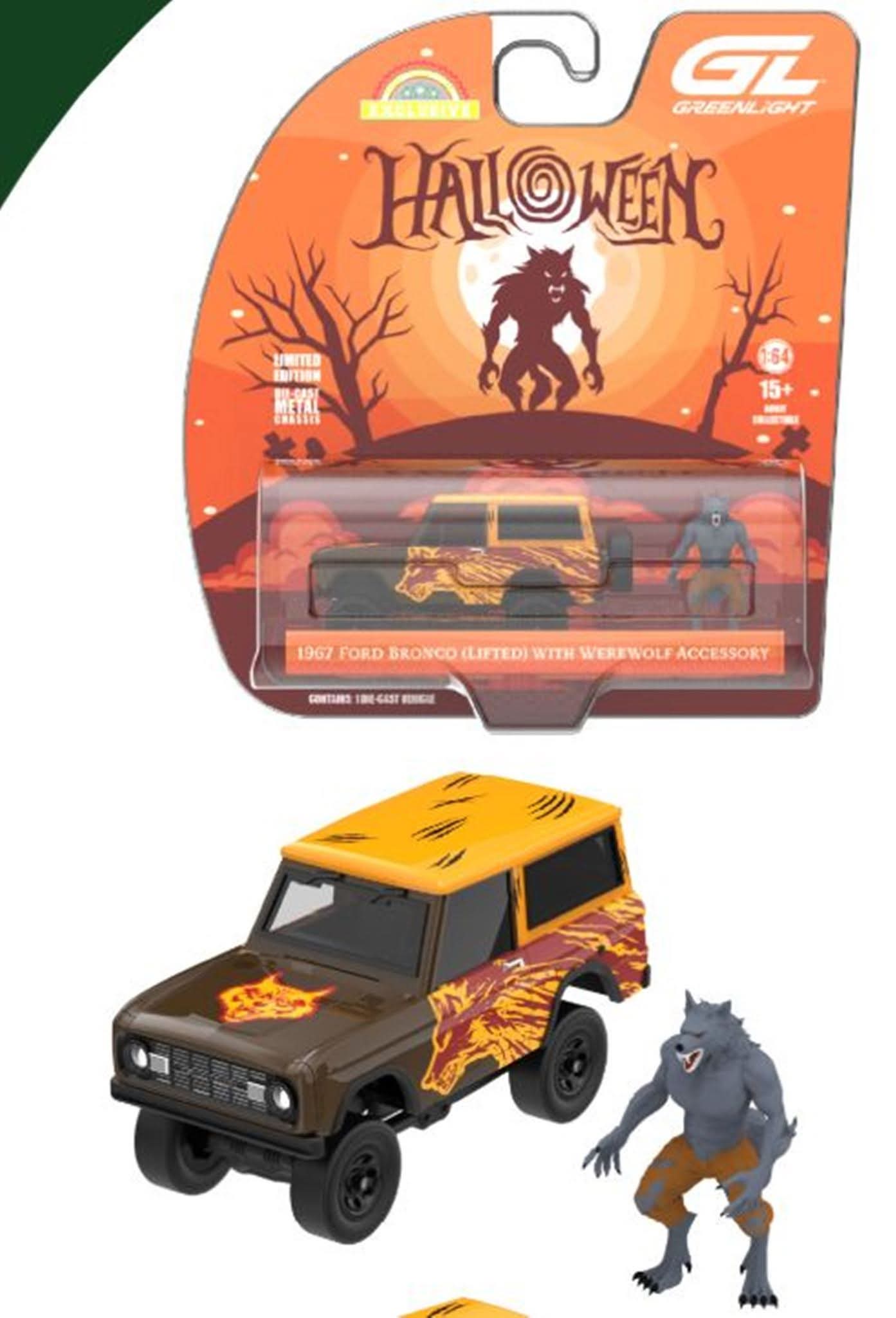 1967 Ford Bronco (Lifted) - Werewolf Tribute with Werewolf Accessory