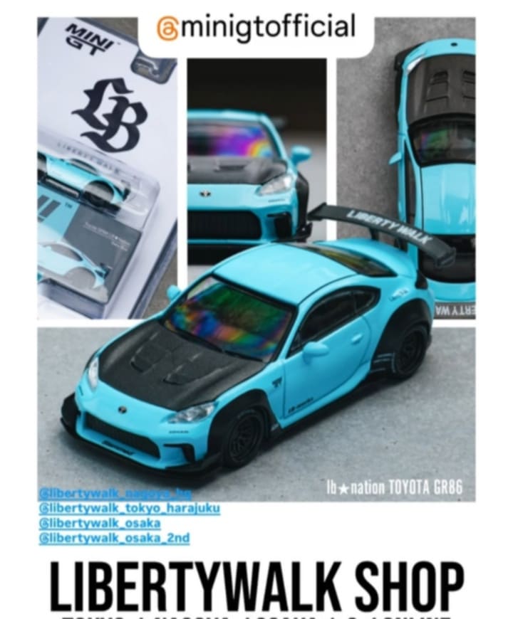 Mini GT Libertywalk Shop Exclusive Toyota GR86