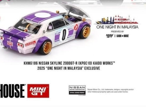 MDX 2025 KAIDO HOUSE NISSAN SKYLINE 2000GT-R Dinner Exclusive One Night In Malaysia