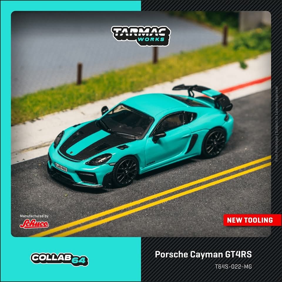 Porsche Cayman GT4RS Mint Green