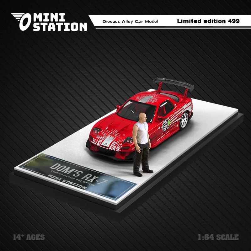 1:64 Dom's RX-7 Fast & Furious Diecast Model Car