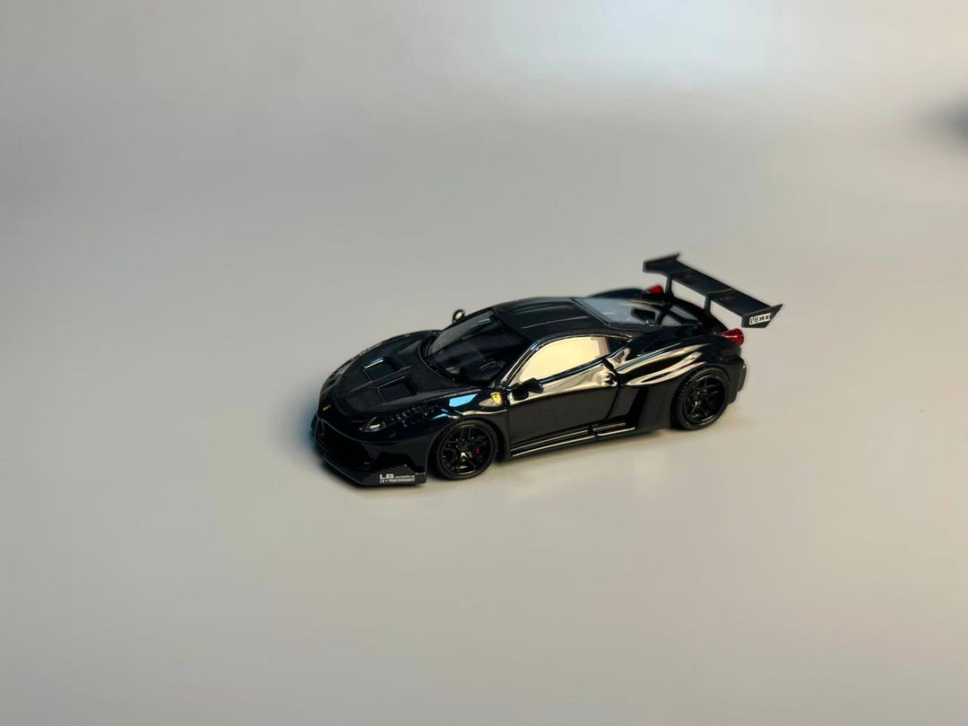 Flame 1:64 Ferrari LB458 GT LB Wide-Body Black