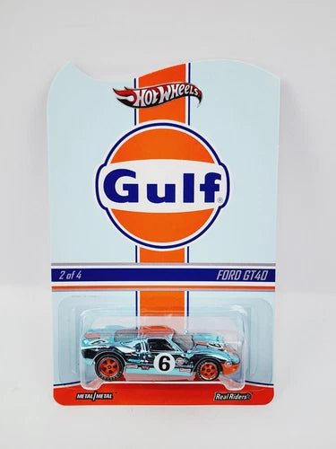2013 Hot Wheels Red Line Club Gulf Ford GT40 RLC Real Riders