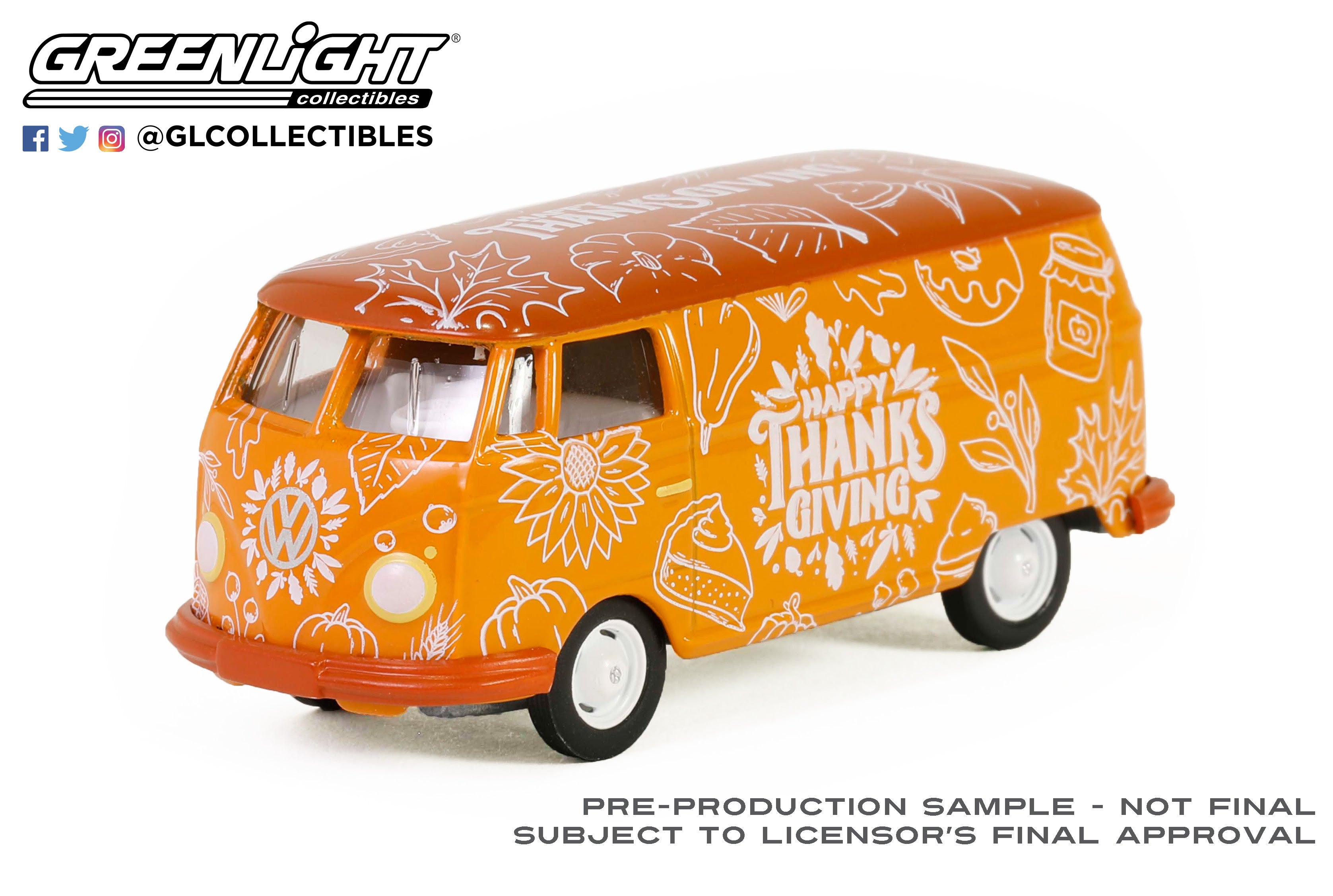 1:64 Volkswagen Type 2 Panel Van - Thanksgiving 2024 (Hobby Exclusive)