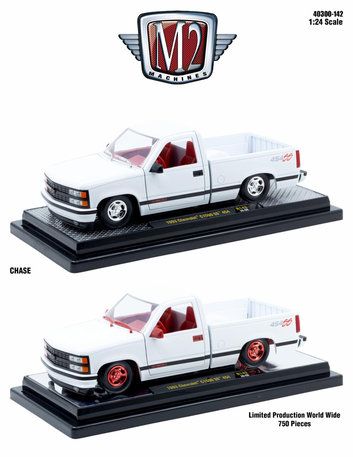 M2 1/24 24 Scale (40300-142 A - 1988 GMC Sierra 1500 - Custom