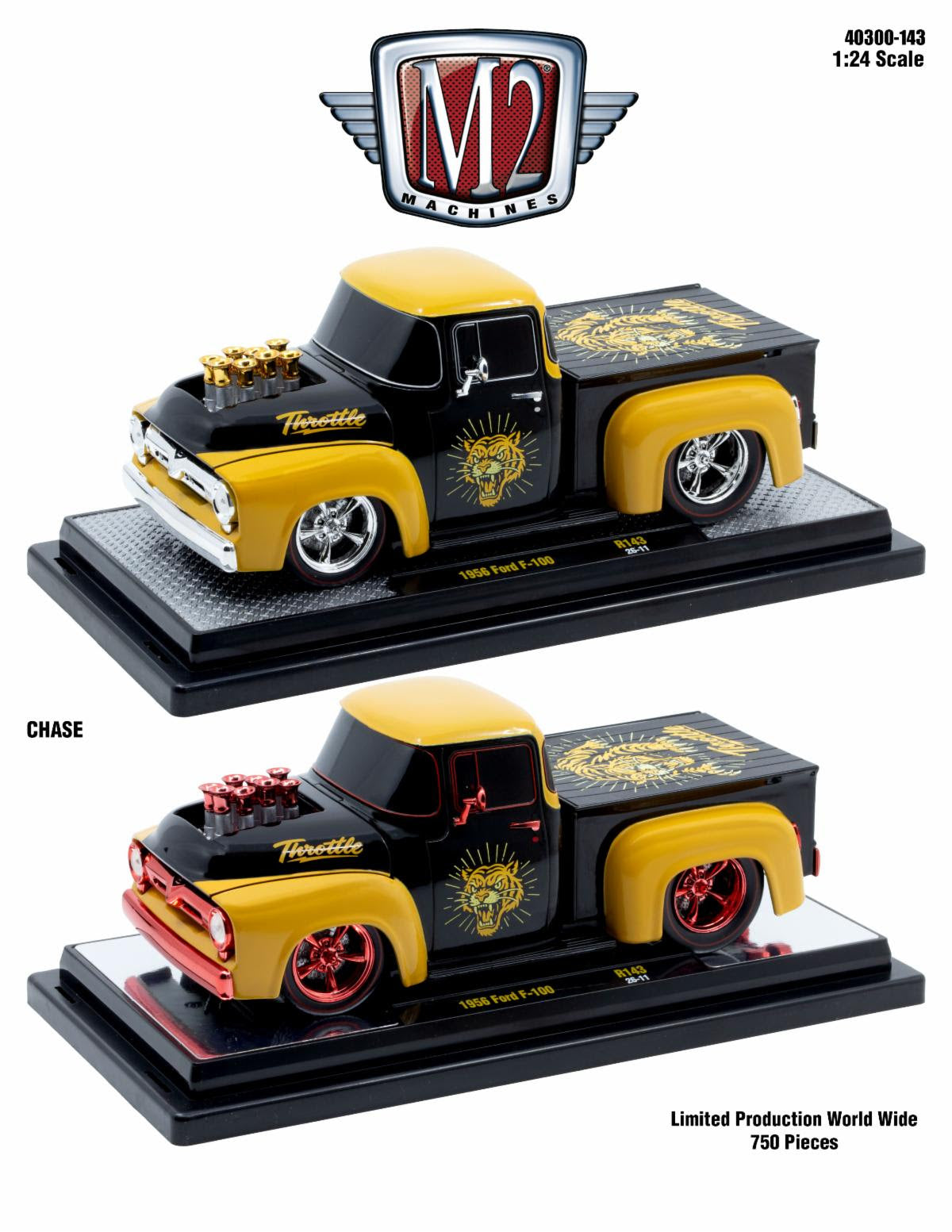 M2 1/24 24 Scale 40300-143- A 1956 Ford F-100