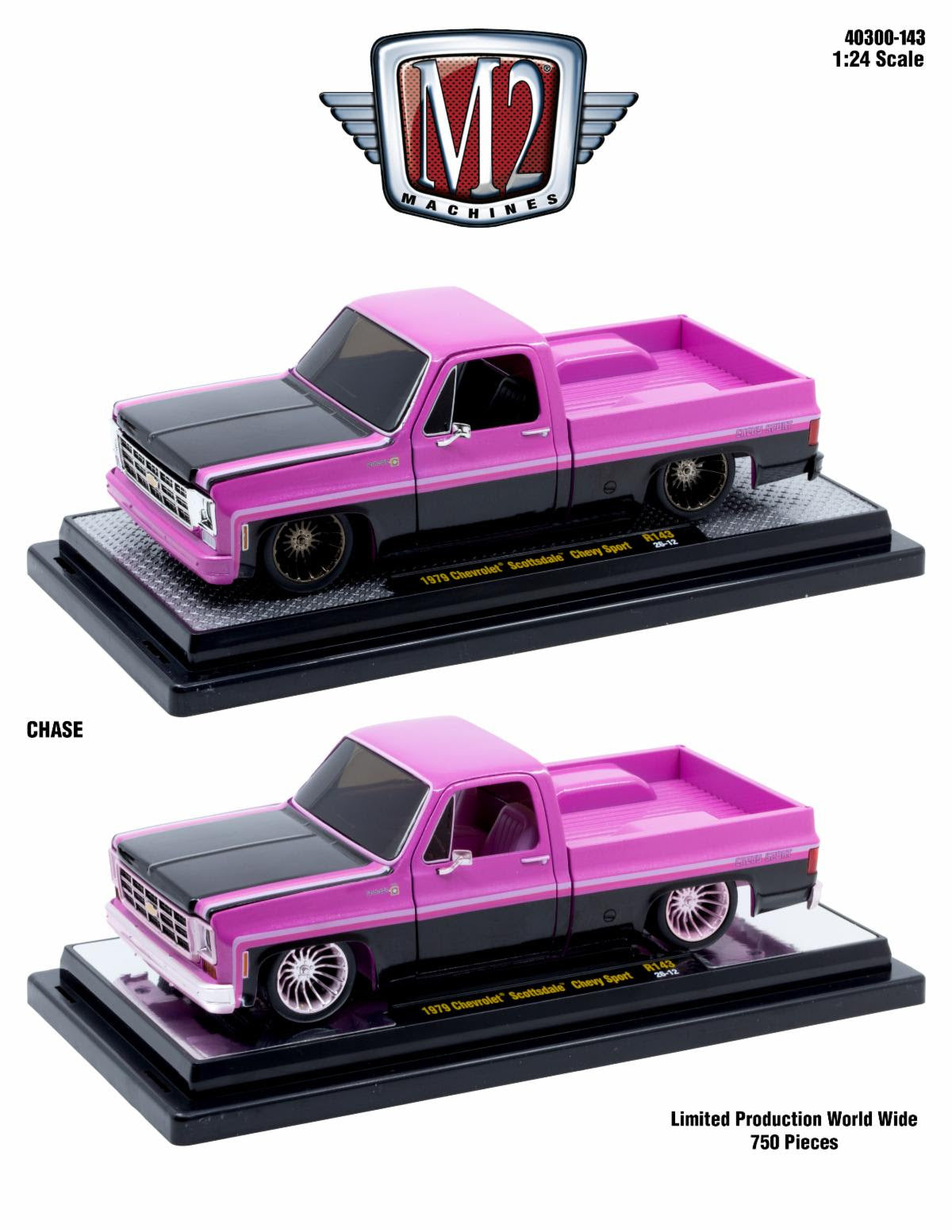 M2 1/24 24 Scale 40300-143- B 1979 Chevrolet Scottsdale Chevy Sport
