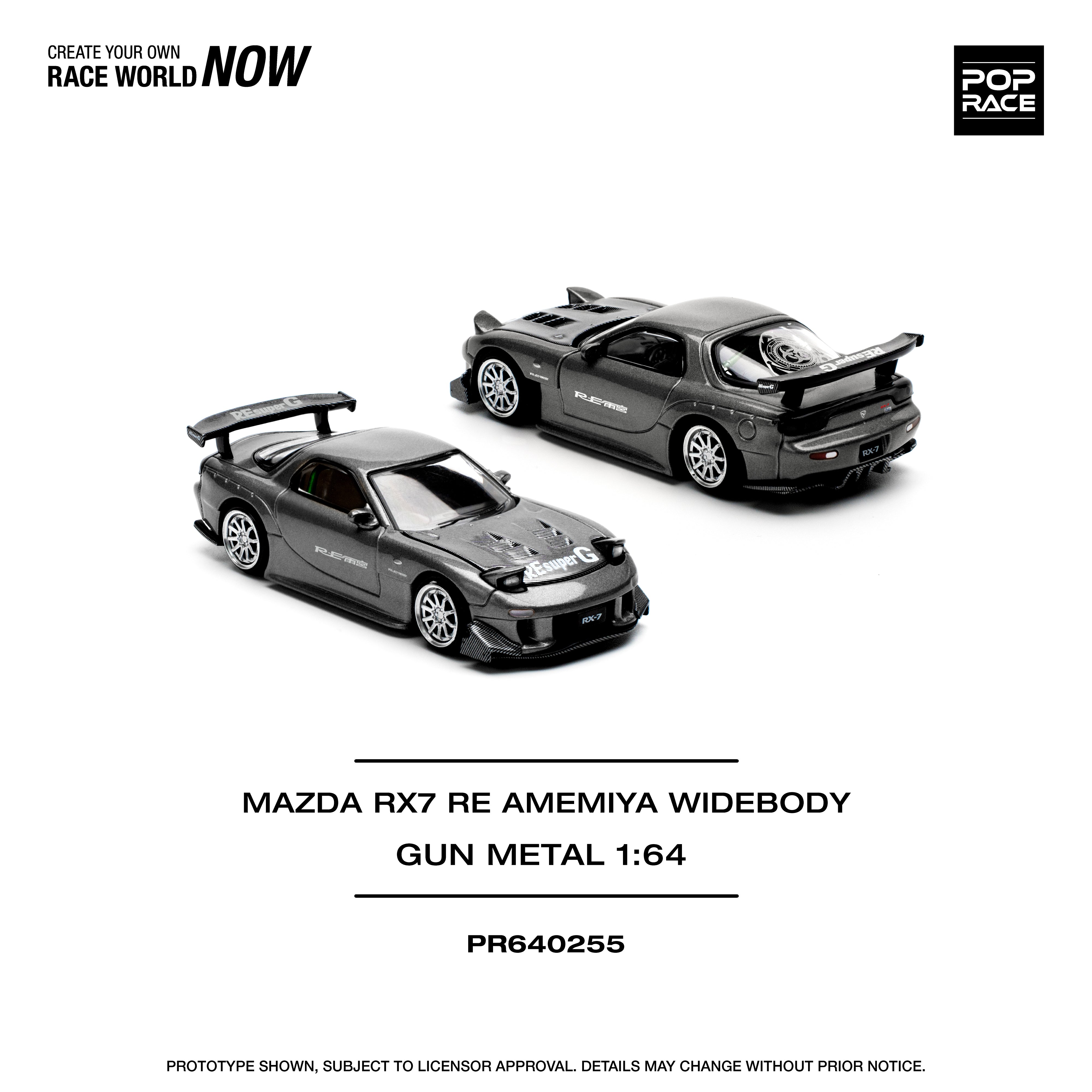 PR640255 MAZDA RX7 RE-AMEMIYA – GUN METAL