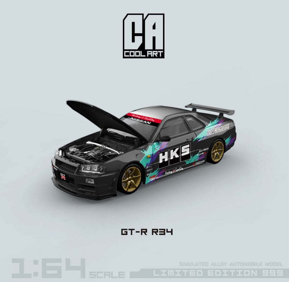 Cool Art Nissan Skyline R34 HKS