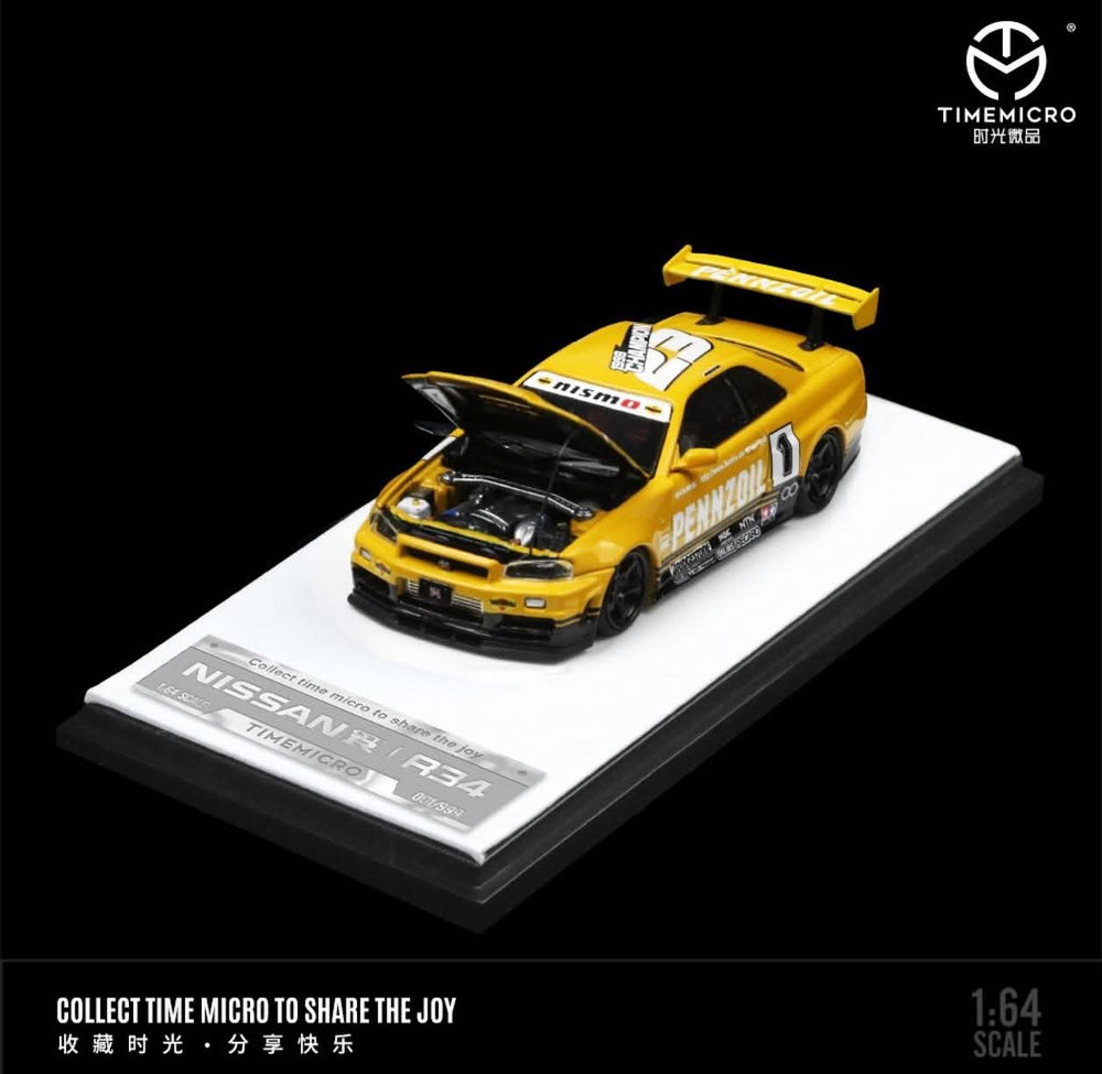 Time Micro Nissan Skyline R34 Pennzoil