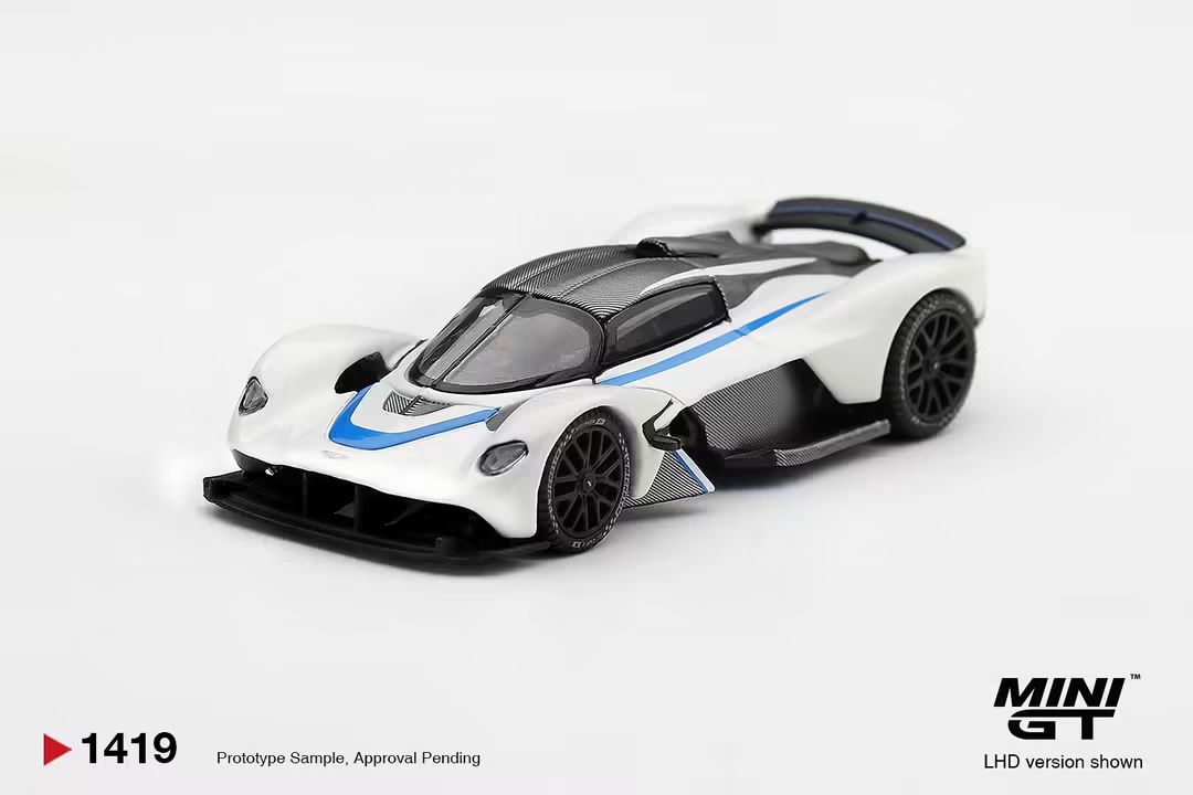 MiniGT MGT01419 Aston Martin Valkyrie Escaping White
LHD version only
Aston Martin Valkyrie Escaping White
LHD version
Aston Martin Valkyrie Escaping White
LHD version only