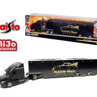 (Preorder) Maisto 1:64 Mack Anthem Enclosed Transporter RWB -Design Custom Hauler – Mijo Exclusives