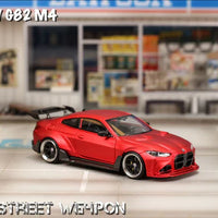 Street Weapon 1:64 BMW G82 M4 Wide-Body - Red