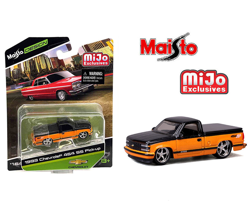 (Preorder) Maisto 1:64 1992 Chevrolet 454 SS Custom – Two Tone Orange