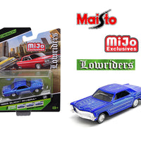 Maisto 1:64 1987 Buick Riviera – M Blue – Design Lowriders – MiJo Exclusives Limited Edition 3,600 Pieces