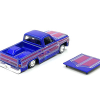 (Preorder) Maisto 1:64 1987 Chevrolet 1500 Lowriders – Metallic Blue – Design Lowriders – MiJo Exclusives Limited Edition 3,600 Pieces