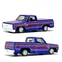 (Preorder) Maisto 1:64 1987 Chevrolet 1500 Lowriders – Metallic Blue – Design Lowriders – MiJo Exclusives Limited Edition 3,600 Pieces