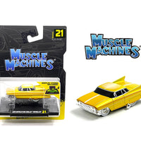 Muscle Machines 1:64 Gene Winfield’s 1961 Cadillac Maybelline – Yellow