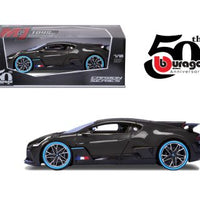 (Preorder) Bburago 1:18 50th Anniversary Bugatti Divo – Carbon Fib