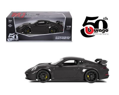 (Preorder) Bburago 1:18 50th Anniversary Porsche 911 GT3 – Carbon