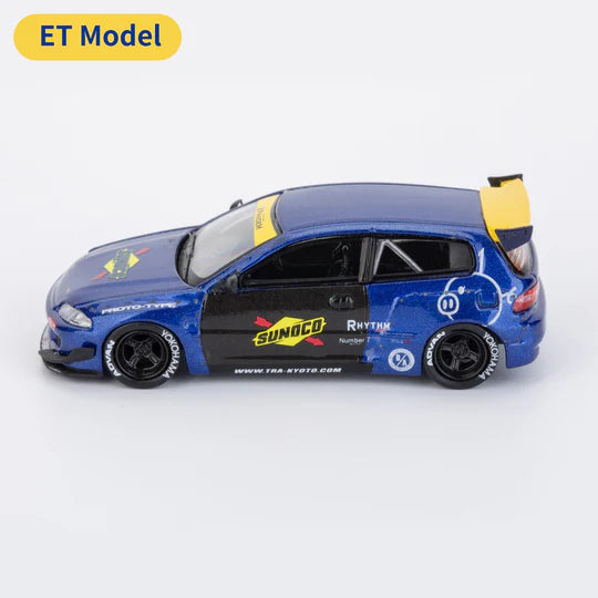 ET Model x Model Collect 1:64 Pandem Civic EG6 5th Generation Mk5 Rocket Bunny Wide-Body