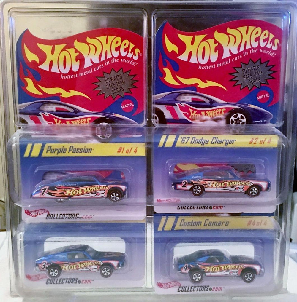 Hot Wheels 2003 HWC/RLC ED WATTS Race Team SET OF FOUR