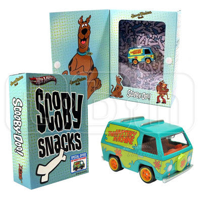 2012 Hot Wheels SDCC Exclusive SCOOBY DOO SNACKS Mystery Machine COMIC CON