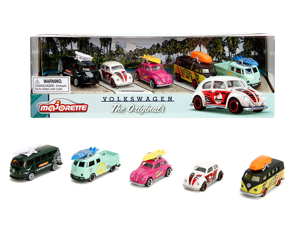 Majorette 1:64 5-Car Set Gift Pack Volkswagen The Originals Series