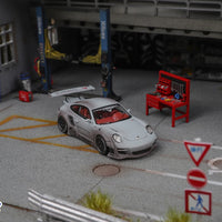 Star Models 1:64 Porsche RWB 997 Wide-Body Modified - Grey