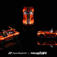 Hone Model64 X FineWorks64 1:64 Shelby 427 - Orange