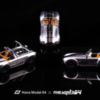 Hone Model64 X FineWorks64 1:64 Shelby 427 - Silver