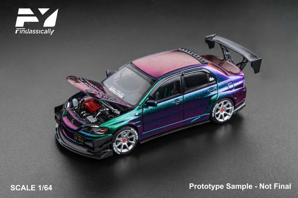 Findclassically 1:64 Mitsubishi 9th Generation Modified Open Cover Version