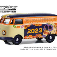 Greenlight 1:64 Volkswagen Type 2 Panel Van Dia De Los Muertos 2023 – Hobby Exclusive Limited Edition