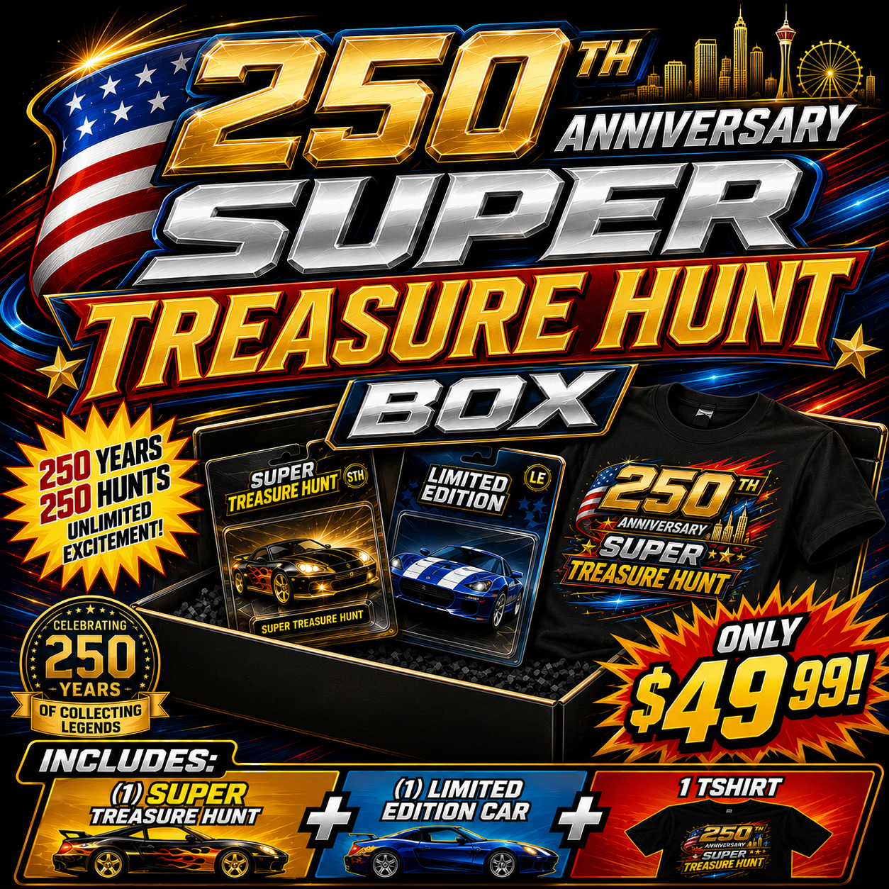 America 250 Treasure Hunt Box